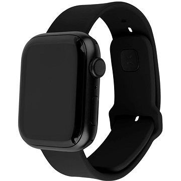 FIXED Silicone Sporty Strap na Apple Watch 38/40/41 mm čierny