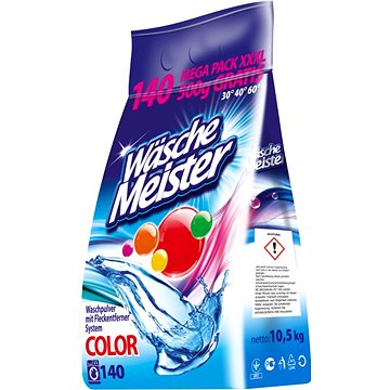 WASCHE MEISTER Color 10,5 kg (140 praní) - Prací prášok