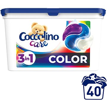 COCCOLINO Care Color 40 ks - Kapsuly na pranie