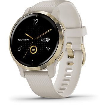 Garmin Venu2S Light Gold/Sand Band - Smart hodinky