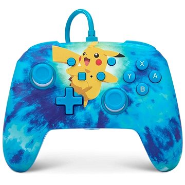 PowerA Enhanced Wired Controller – Nintendo Switch – Tie Dye Pikachu