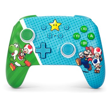 PowerA Enhanced Wireless Controller – Super Mario Super Star Friends – Nintendo Switch