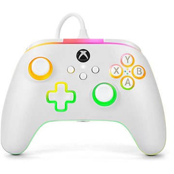 PowerA Advantage Wired Controller - Xbox Series X|S with Lumectra - White