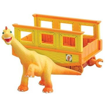 Dinosaur Train - Ned with Train Car - Game Set 