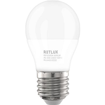 RETLUX RLL 443 G45 E27 miniG 8 W DL