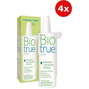 Biotrue očné kvapky 4× 10 ml