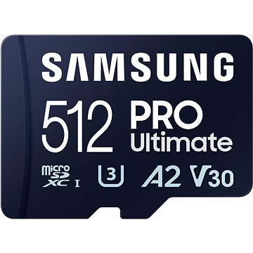 Samsung MicroSDXC 512 GB PRO Ultimate + SD adaptér