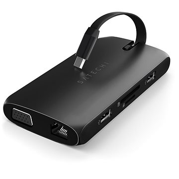 Satechi USB-C On-the-go Multiport adapter Black