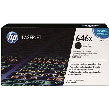 HP CE264X č. 646X čierny