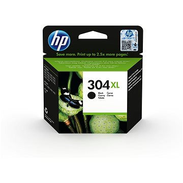 HP N9K08AE č. 304 XL čierna