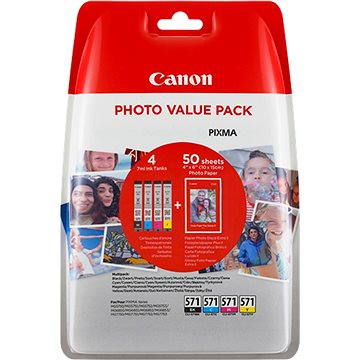 Canon XL CLI-571 C/M/Y/BK PHOTO VALUE pack