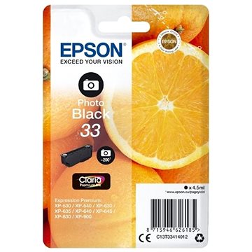 Epson T3341 foto čierna