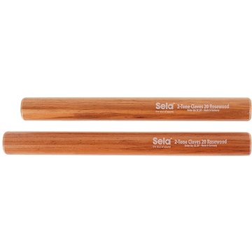 SELA 2-Tone Claves 20 Rosewood