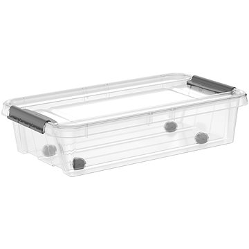 Siguro Pro Box Underbed 31 l, 39,5 × 17,5 × 72 cm, Clear