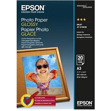 Epson Photo Paper Glossy A3 20 listov