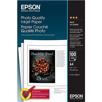 Epson Photo Quality Inkjet Paper A4 – 100 listov