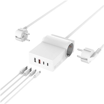 4smarts USB-C/A Power Strip Desk GaN 65 W