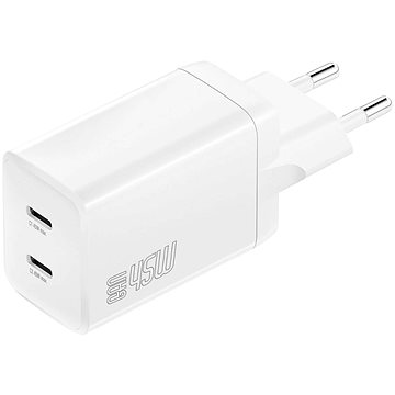 4smarts Wall Charger PDPlug Dual 45 W GaN 2C white