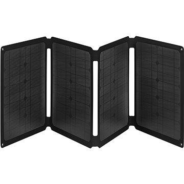 Sandberg solárny panel – nabíjačka, výkon 60 W, QC3.0+PD+DC, čierna