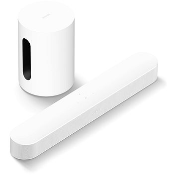 Sonos Beam Sub Mini 3.1 Surround set biely