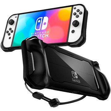 Spigen Rugged Armor Black Nintendo Switch OLED