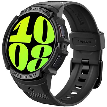 Spigen Rugged Armor Pro Black Samsung Galaxy Watch6 44 mm