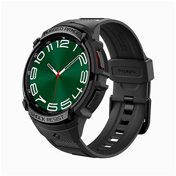 Spigen Rugged Armor Pro Black Samsung Galaxy Watch6 Classic 47 mm