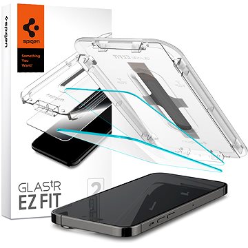 Spigen tR EZ Fit 2 Pack Transparency Sensor Open iPhone 14 Pro