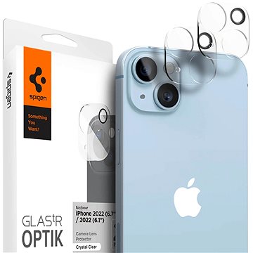 Spigen tR Optik 2 Pack Clear iPhone 14/iPhone 14 Plus