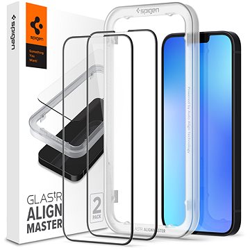 Spigen tR Align Master 2 Pack FC Black iPhone 14 Plus/iPhone 13 Pro Max