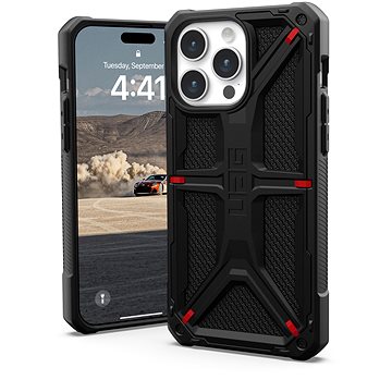 UAG Monarch Kevlar Black iPhone 15 Pro Max