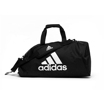 Adidas 2 in 1 Bag Polyester Combat Sport čierna/biela