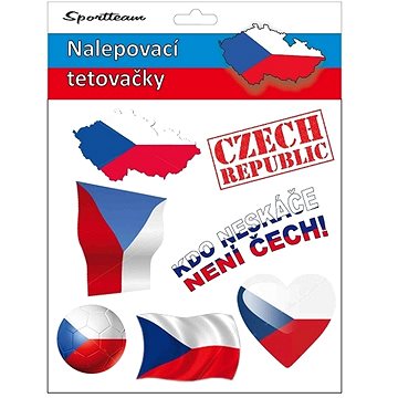 SPORTTEAM Tetovacie obtlačky ČR 2