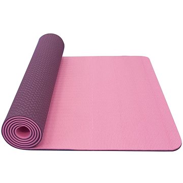 Yate Yogamatt TPE Double fialová/ružová