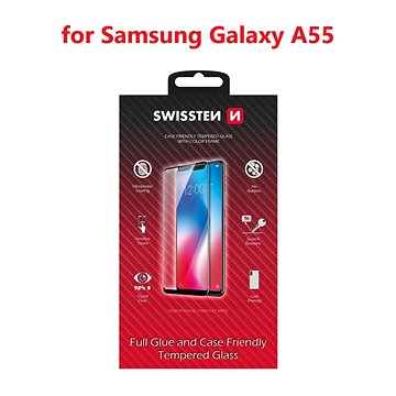 Swissten Case Friendly na Samsung Galaxy A55 čierne