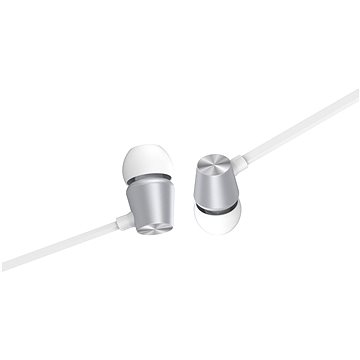 Swissten Earbuds Dynamic YS500 strieborno/biele