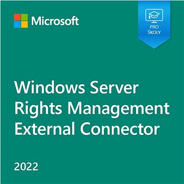 Microsoft Windows Server 2022 Rights Management External Connector, EDU (elektronická licencia)