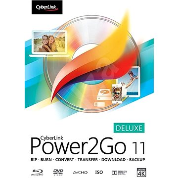 Cyberlink Power2GO Deluxe 11 (elektronická licencia)