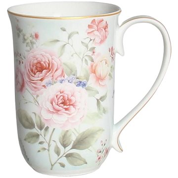 Home Elements Porcelánový hrnček 400 ml, Ruže