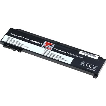 T6 Power pre Lenovo ThinkPad T470s 20JS, Li-Poly, 11,4 V, 2065 mAh (24 Wh), čierna