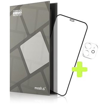 Tempered Glass Protector rámčekové naiPhone 12 mini + sklo na kameru (Case Friendly)