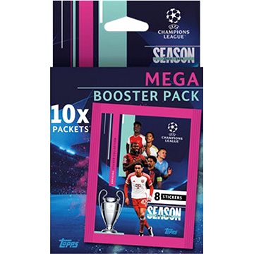 Topps Mega Eco-Pack samolepiek Champions League 2023/24