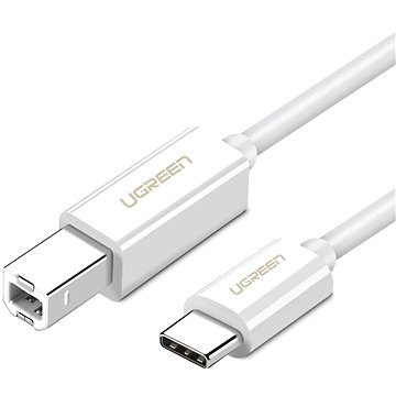 UGREEN USB-C to USB 2.0 Print Cable 1 m White