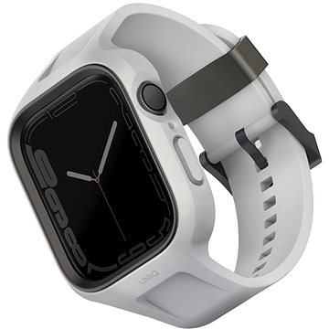 UNIQ Monos 2 v 1 remienok a ochranné puzdro na Apple Watch 44/45 mm sivý