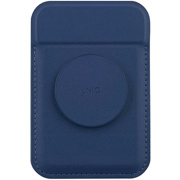 UNIQ Flixa magnetická peňaženka a stojanček s úchytom, Navy blue