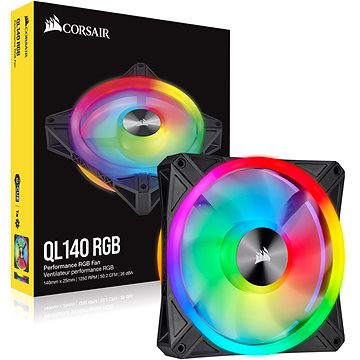 Corsair iCUE QL140 RGB 140 mm PWM Single