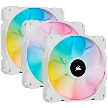 Corsair iCUE SP120 RGB ELITE Triple Pack White + Lightning Node Core