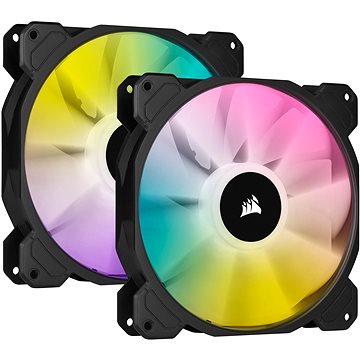 Corsair iCUE SP140 RGB ELITE Dual Pack Black + Lightning Node Core