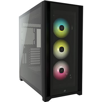 Corsair iCUE 5000X RGB Tempered Glass Black