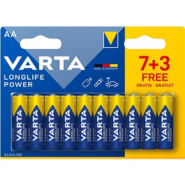 VARTA Longlife Power 7 + 3 AA (Double Blister)